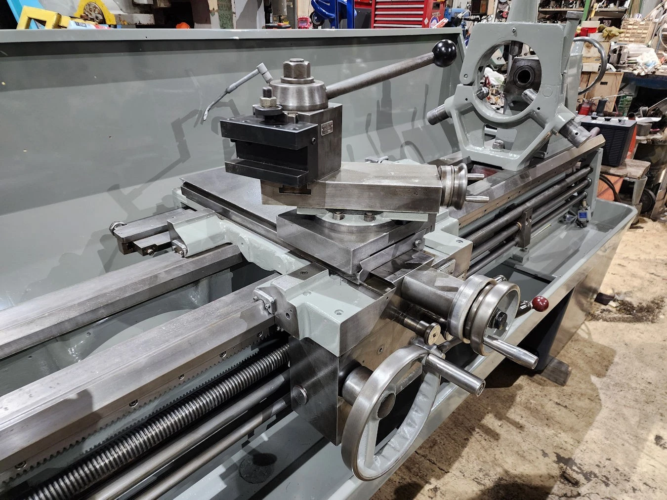 21" x 120" Clausing #Colchester, Engine Lathe, 3.5" bore, 3 jaw 12" chuck, 1400 RPM, 12.5 HP, Steady Rest - Image 10