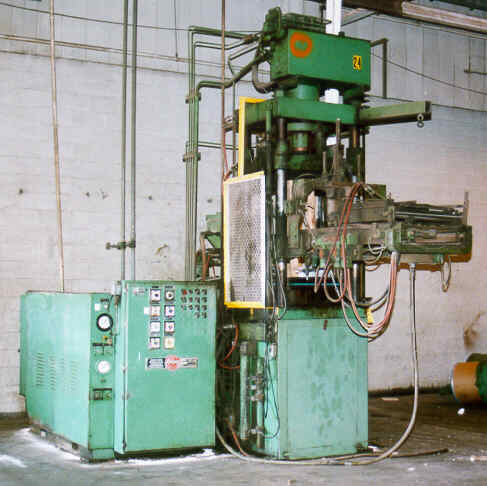 150 Ton, #TICMA150-2820-CH, hydraulic press, 10" ram, 4" diameter 4-post, 20" between housing, 34.5" - Image 1