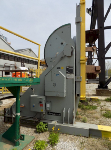 120000 lb. Aronson #G1200, Welding Positioner, 120" x 120" table, 15 HP, variable speed, pendant Control, 1980 - Image 2