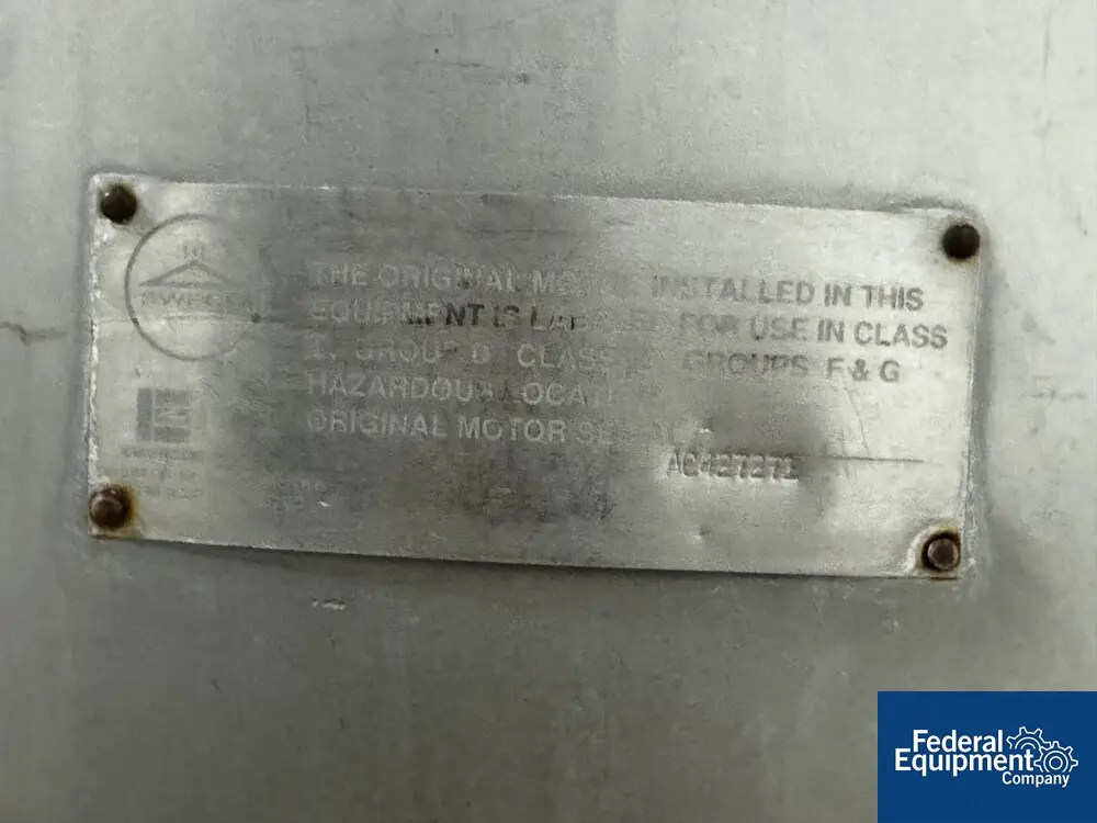 Sweco #ZS48Y888, vibro separator, 2.5 HP, on base, 460 V. - Image 2