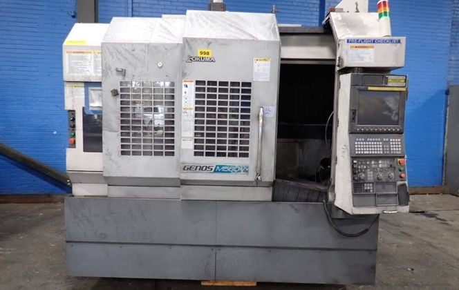 Okuma #Genos-M560-V, CNC vertical machining center, 22" x 51" capacity, OSP-P200M, 2011 - Image 1