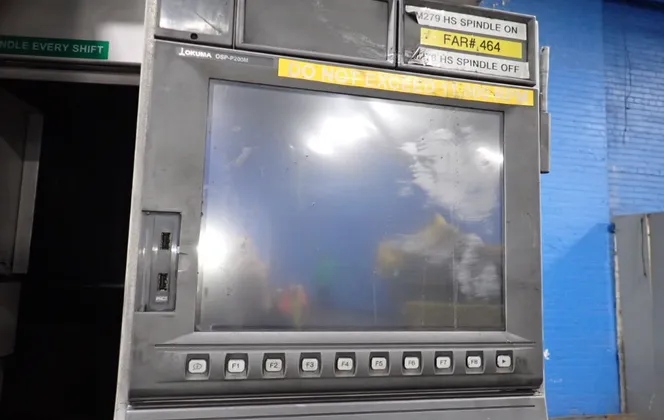 Okuma #Genos-M560-V, CNC vertical machining center, 22" x 51" capacity, OSP-P200M, 2011 - Image 10