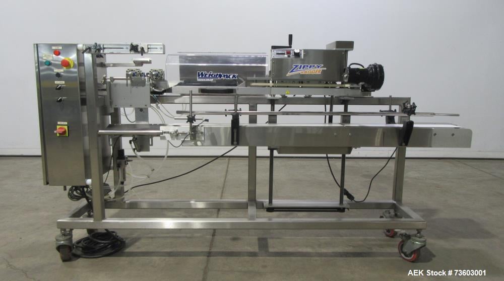 Weighpack Systems #Zippy-Bagger, Wicketed Bagger, 14" x 20" pouches, 35 BPM, PLC - Image 1