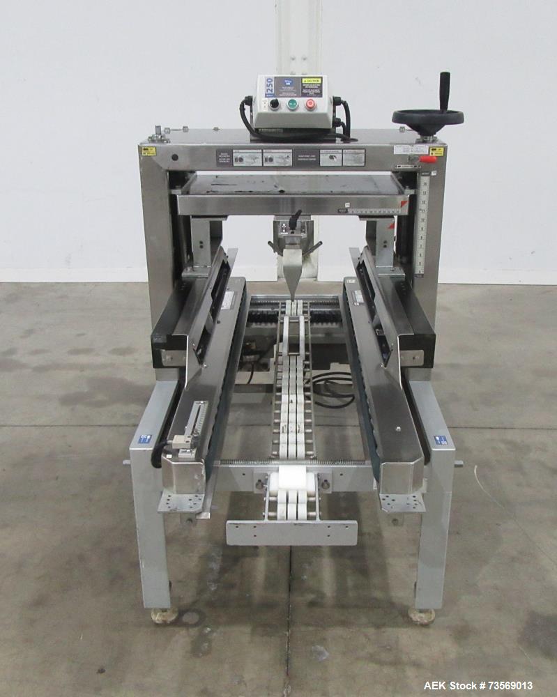 Wexxar #BEL-250, Automatic Top & Bottom Case Sealer, 25 CPM, 22" x 15.5" x 15.5" box - Image 1
