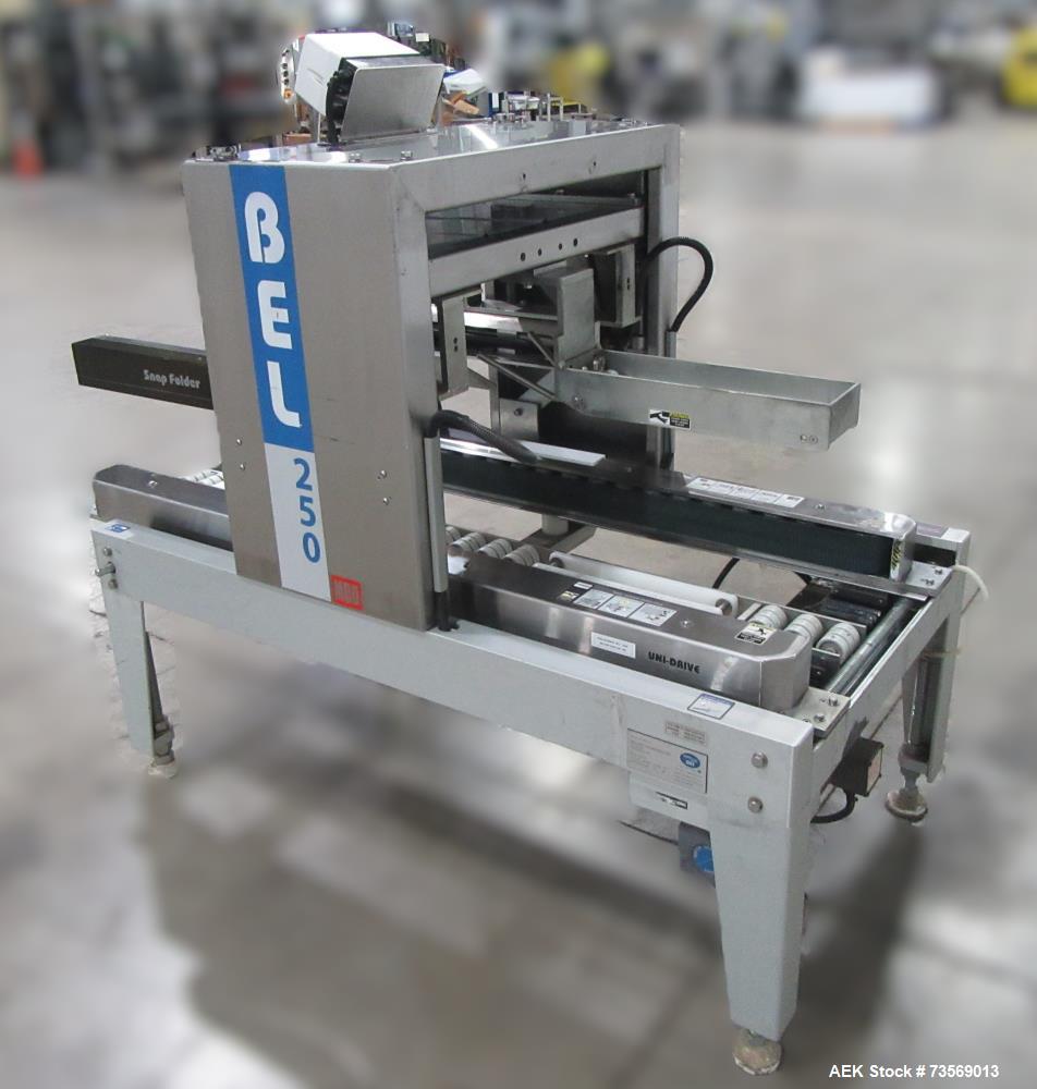 Wexxar #BEL-250, Automatic Top & Bottom Case Sealer, 25 CPM, 22" x 15.5" x 15.5" box - Image 5