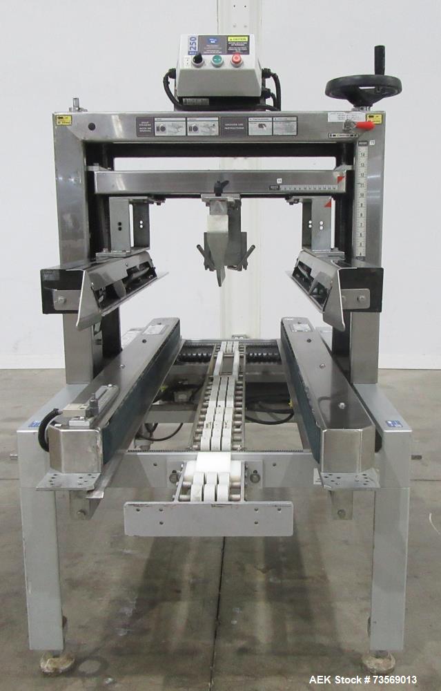 Wexxar #BEL-250, Automatic Top & Bottom Case Sealer, 25 CPM, 22" x 15.5" x 15.5" box - Image 6
