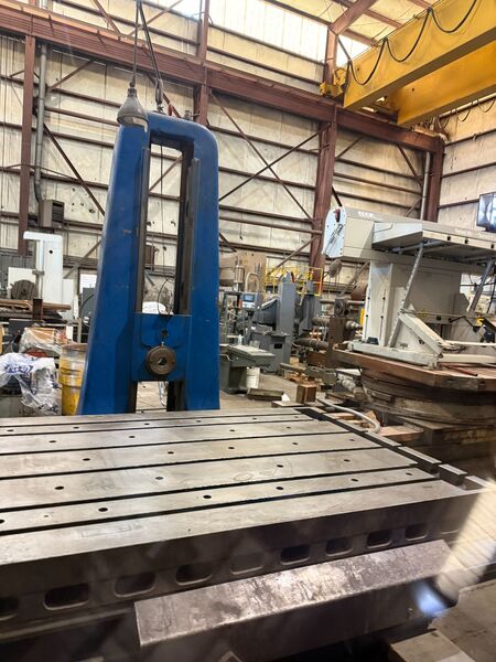 5" Giddings & Lewis #350-T, Manual Horizontal Boring Mill, 48" x 74" table, 72" X, 48" Y, 60" Z, 36" spindle - Image 5