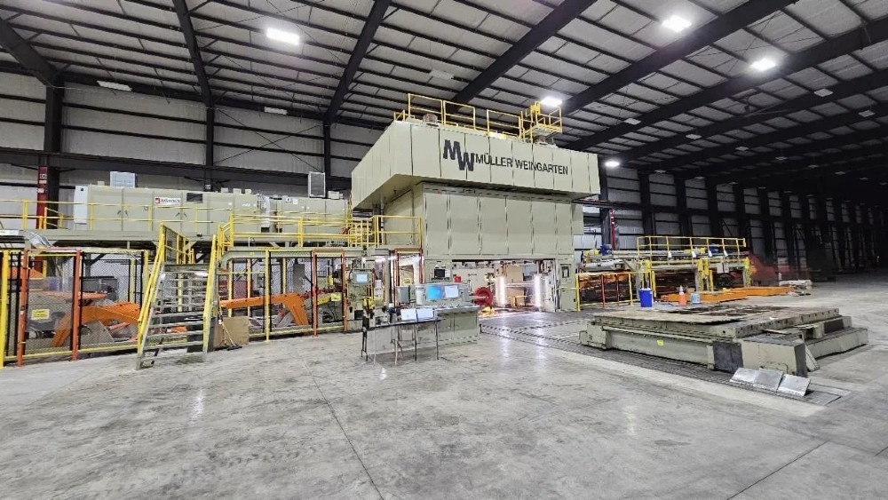 1500 Ton, Muller Weingarten #SL4-1500-4000-2600, 4500 x 2600 mm Die Space, 450" mm Stroke, 1200 mm Shut - Image 4