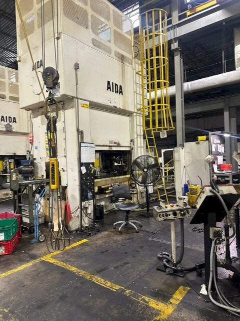 300 Ton, Aida #PMX-L2-300, 72.8" x 40" Die Space, 7.8" Stroke, 40-100 SPM - Image 5