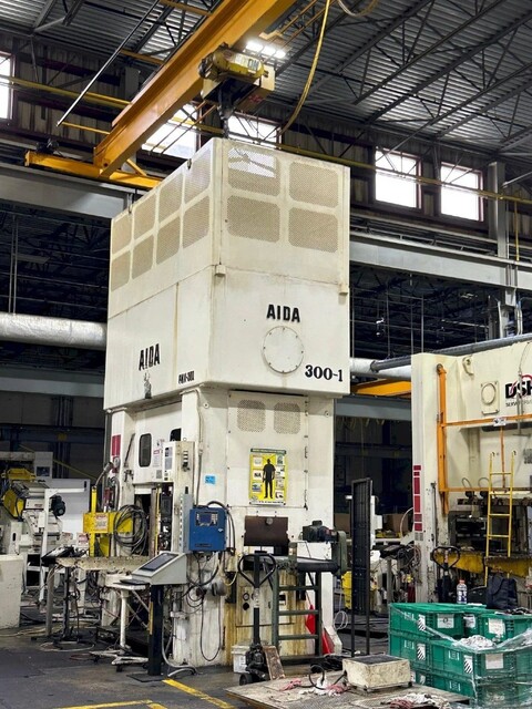 300 Ton, Aida #PMX-L2-300, 72.8" x 40" Die Space, 7.8" Stroke, 40-100 SPM - Image 6