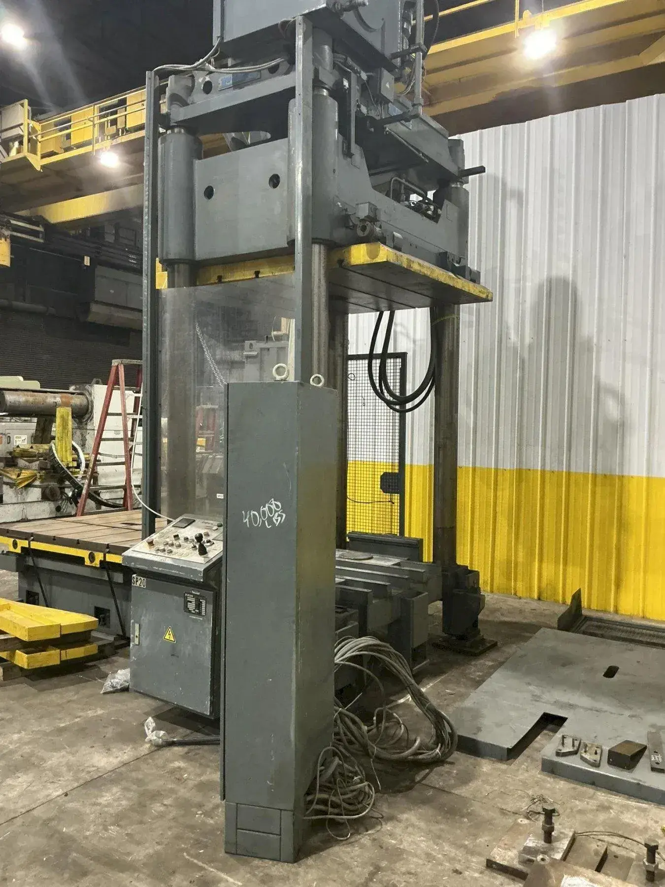 100 Ton, Reis #TUS-160, Hydraulic Mold Spotting & Tryout Press, 61" x 71" bed, 39.4" stroke, 41.3" daylight - Image 8