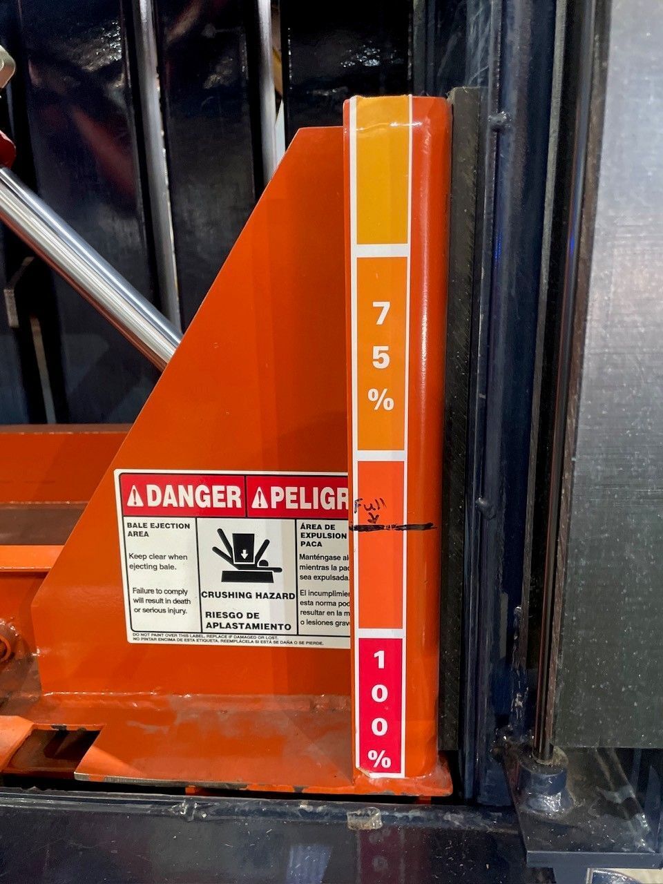 42" width x 30" L x 48" H Cram-A-Lot #VB-42-B, Vertical Baler - Image 4