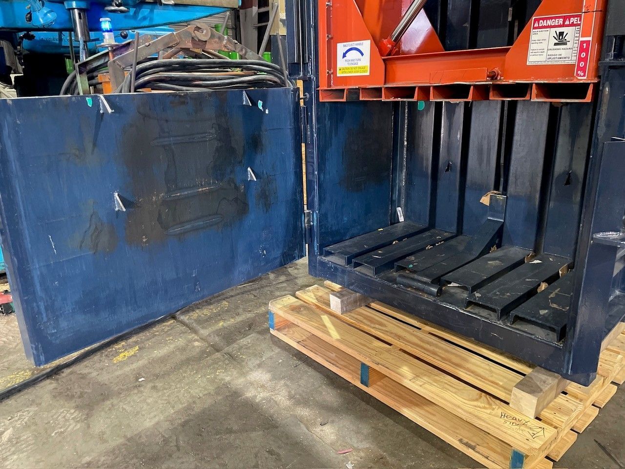 42" width x 30" L x 48" H Cram-A-Lot #VB-42-B, Vertical Baler - Image 5