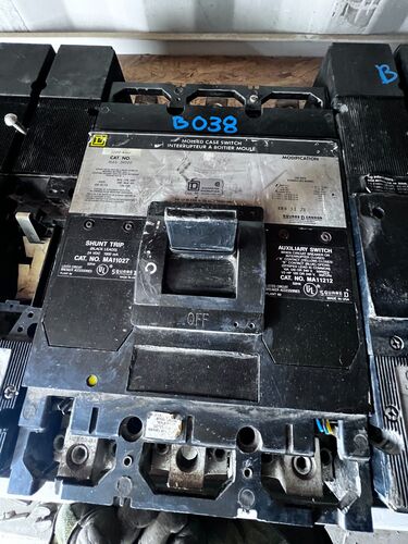 1000 Amps, Square D #1000A, electrical breaker - Image 1