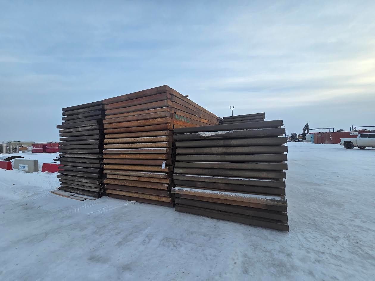 Oilfield Construction Rig Mats, 20' x 96" capacity, Grade B, steel frame - Image 6