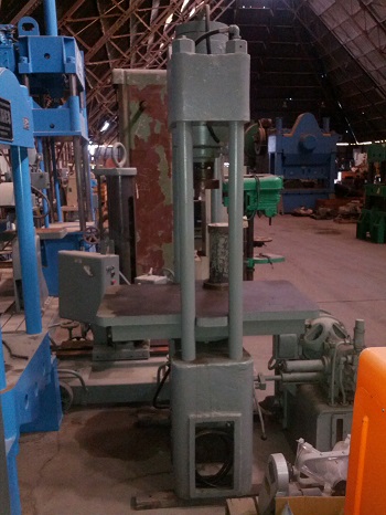 75 Ton, HPM, 4-Post Hydraulic Press, 9" stroke, 25" daylight, 48" x 29" bed, - Image 3