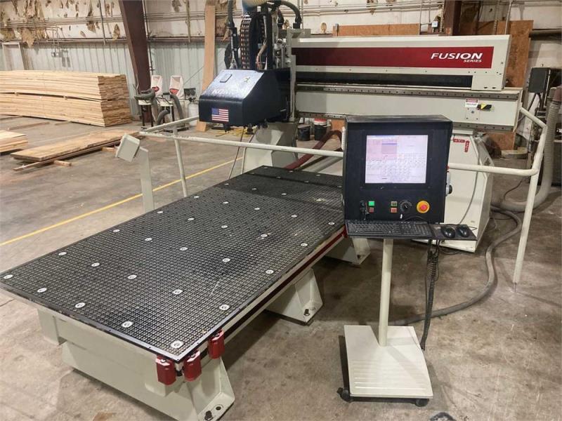 Komo #VR-510-Fusion, CNC Router, 60" x 120" table, 140" X, 84" Y, 15" Z, 16 HP, 24,000 RPM, 15-position tool - Image 2