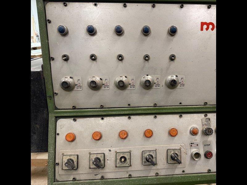 7-7/8" x 3-1/8" Makor #5-TC, Profile Sander, 5-station, 4 disc heads, 6" spindle length, 4 HP spindle motor - Image 2