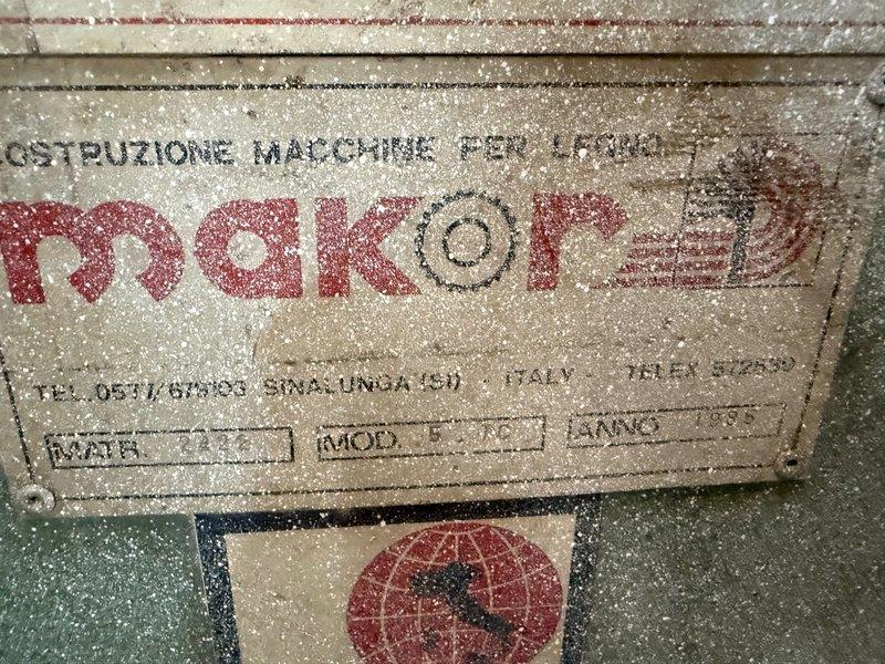 7-7/8" x 3-1/8" Makor #5-TC, Profile Sander, 5-station, 4 disc heads, 6" spindle length, 4 HP spindle motor - Image 7
