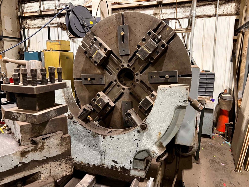 60" x 236" Geminis #GE1400, Engine Lathe, 42" swing over cross slide, 4-jaw 40" chuck, 6" spindle bore - Image 4