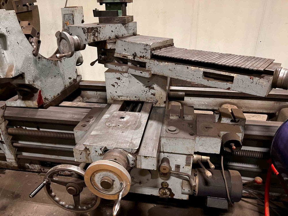 60" x 236" Geminis #GE1400, Engine Lathe, 42" swing over cross slide, 4-jaw 40" chuck, 6" spindle bore - Image 5