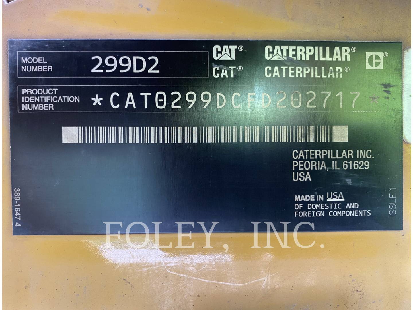 Caterpillar 299D2, Track Loader, 5038 hours, S/N: FD202717, 2017 - Image 6