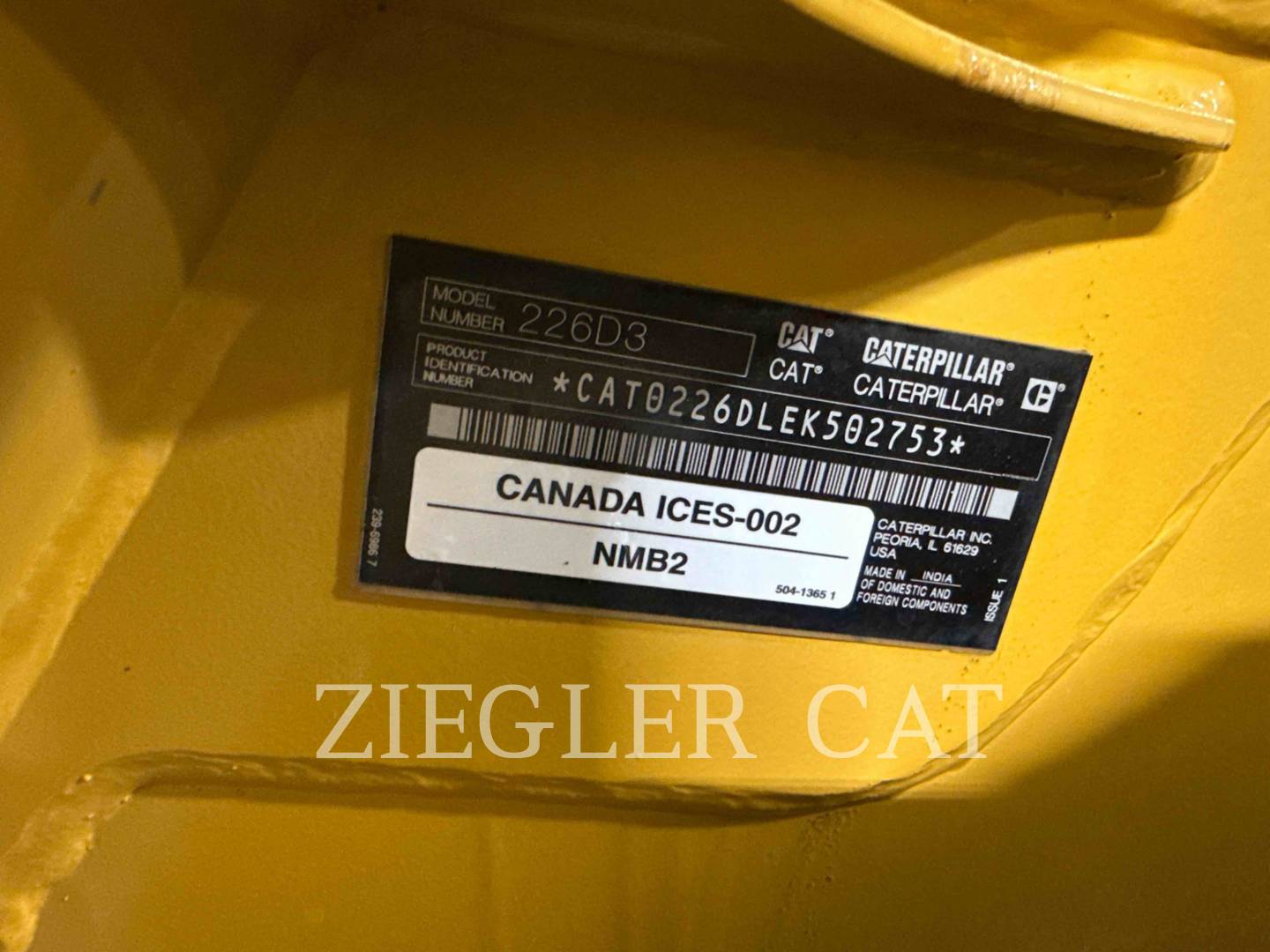 Cat 226D3, Skid Steer Loader, 235 hours, S/N: EK502753, 2024 - Image 8