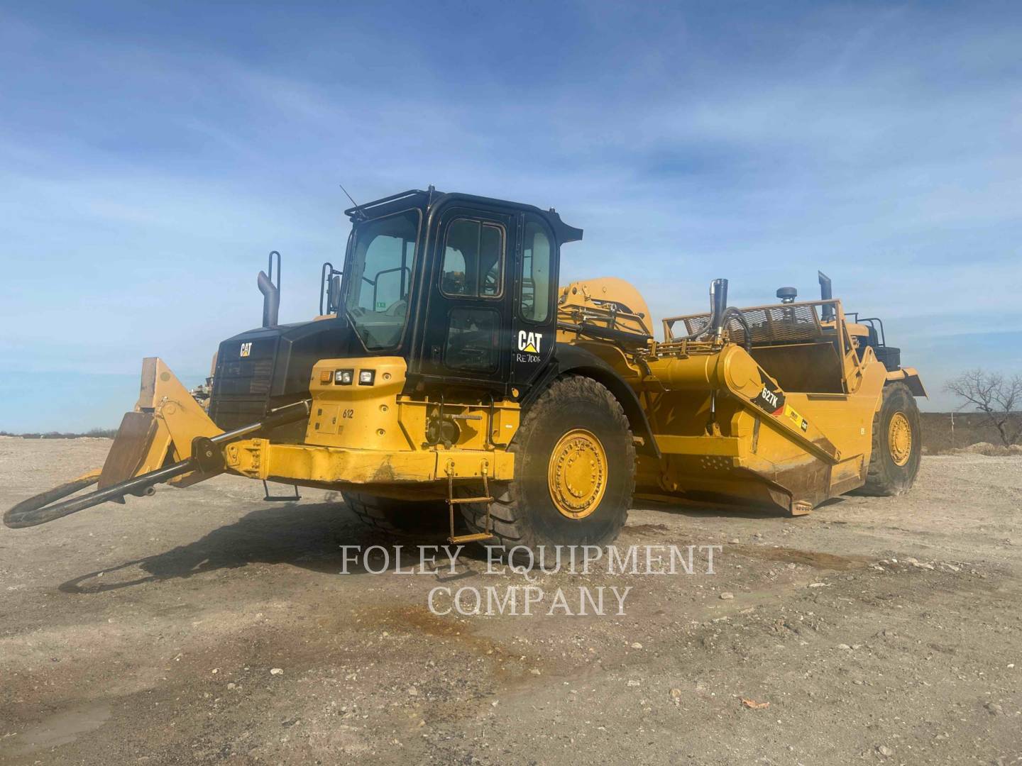 Caterpillar 627K, Wheel Tractor Scraper, 5538 hours, S/N: WTC00436, 2019 - Image 1