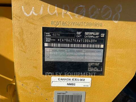 Caterpillar 627K, Wheel Tractor Scraper, 4895 hours, S/N: WTC00409, 2019 - Image 6