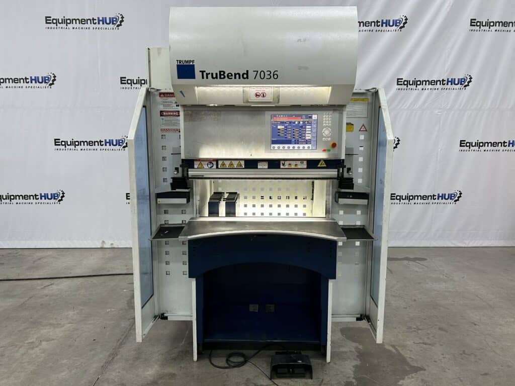 40 Ton, Trumpf #Trubend-7036, electromechanical CNC press brake, 3.4'OA, 37" between housing, 4.72" stroke - Image 2