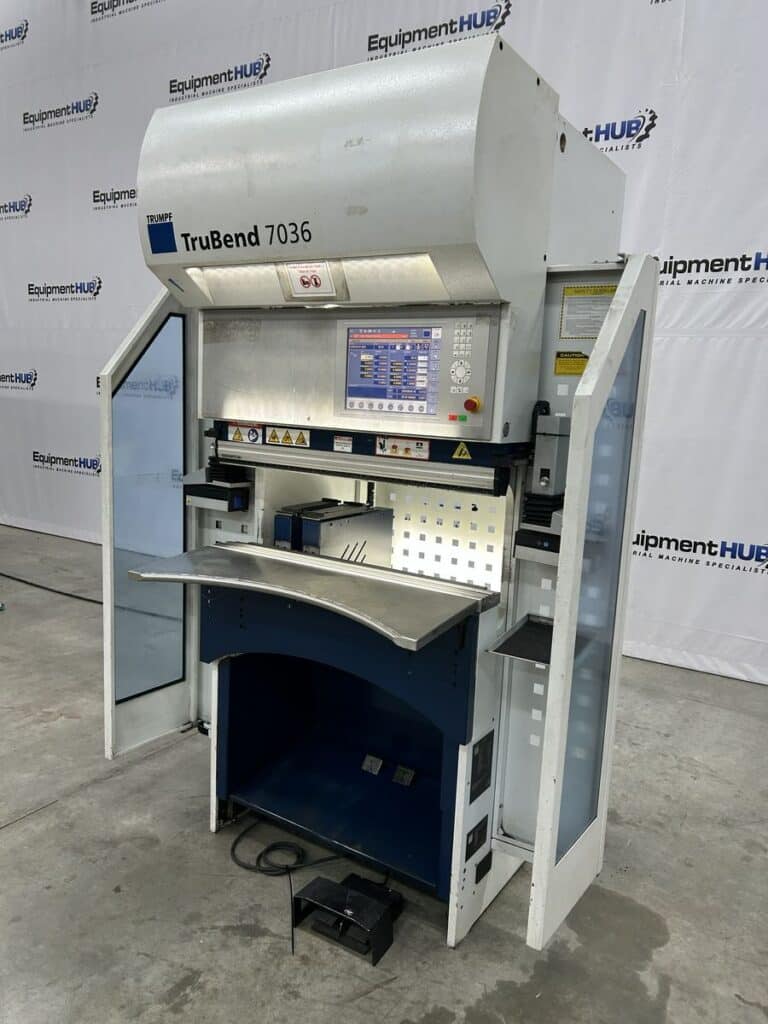 40 Ton, Trumpf #Trubend-7036, electromechanical CNC press brake, 3.4'OA, 37" between housing, 4.72" stroke - Image 3