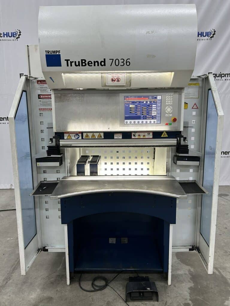 40 Ton, Trumpf #Trubend-7036, electromechanical CNC press brake, 3.4'OA, 37" between housing, 4.72" stroke - Image 5