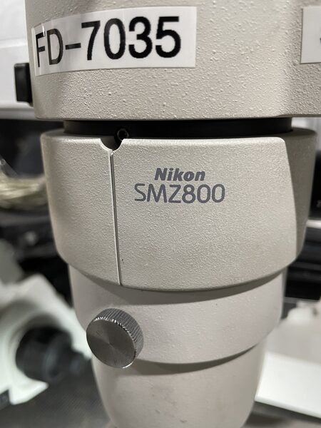 Nikon #SMZ800, zoom stereo microscope, 1x-6x zoom range, 6.3:1 zoom ratio, boom stand - Image 4