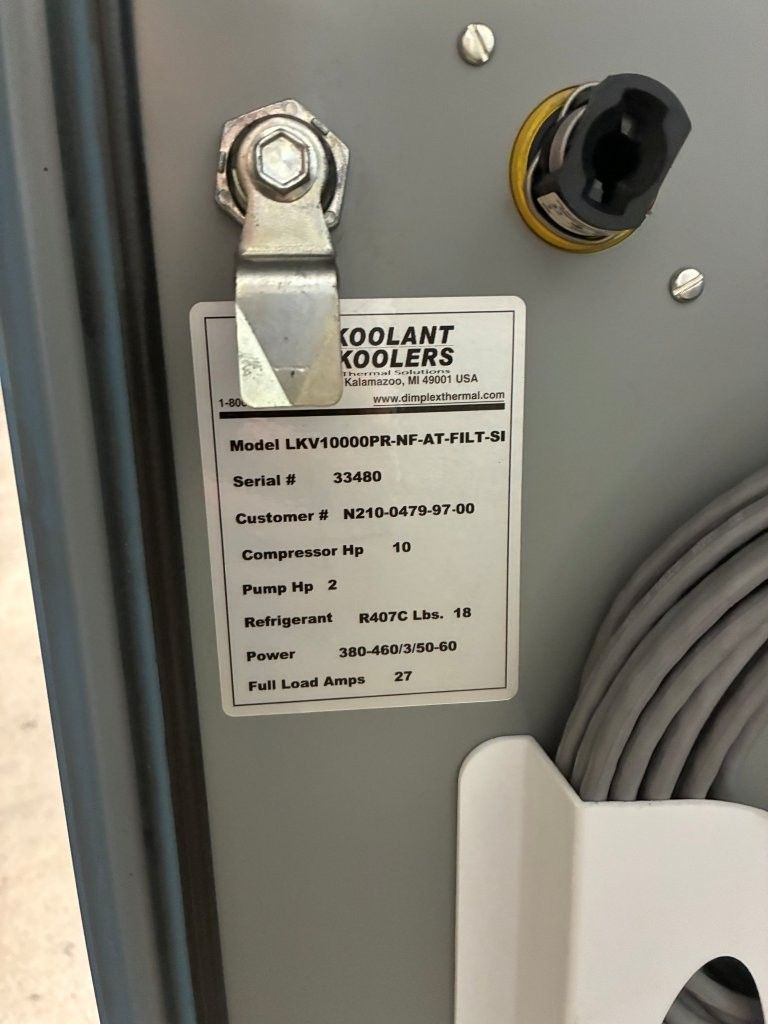 10 Ton, Koolant Koolers #LKV10000PR-NF-AT-FILT-SI, chiller, R407c refrigerant - Image 6