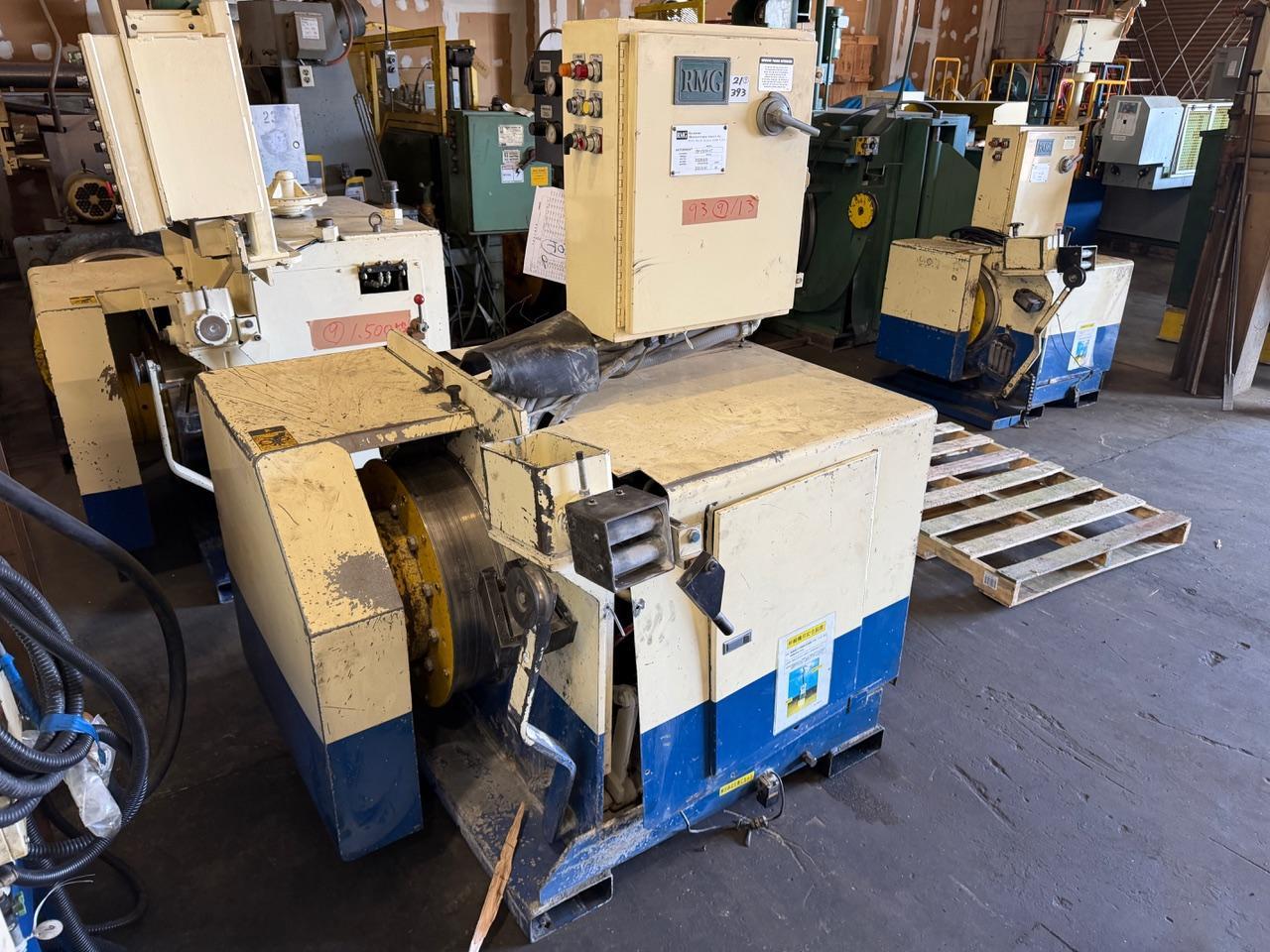 RMG #56-15134-87, High Speed Wire Drawer, 5/16" wire diameter, 20" capstan, 134 FPM, 15 HP, 1998 - Image 1