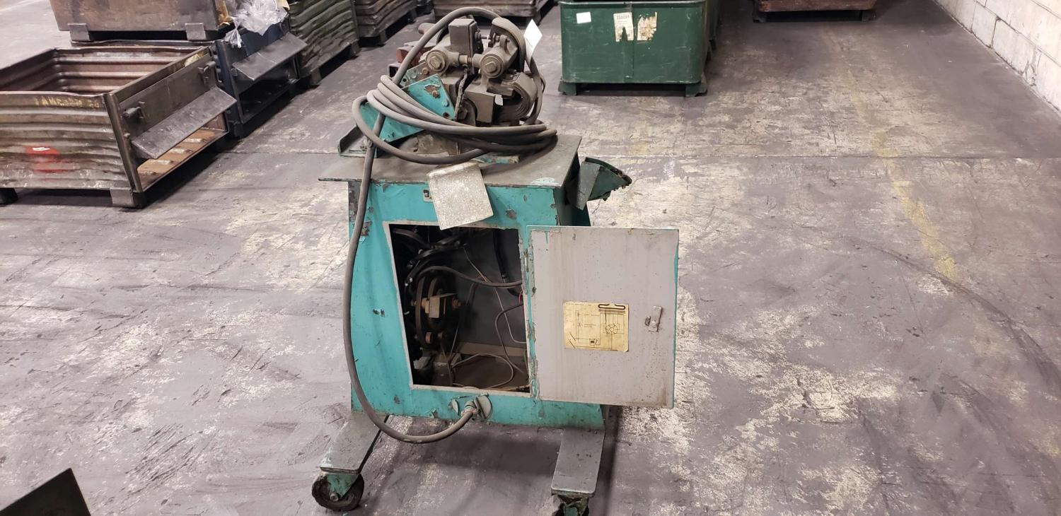 Microweld #J6S, Butt Welder, 3/8" diameter, truck mount, casters - Image 3