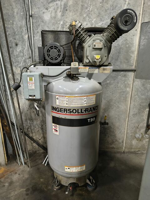 Ingersoll-Rand #T30-2475, Reciprocating Air Compressor, - Image 1