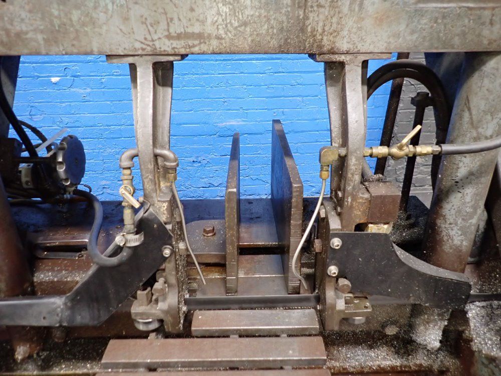 15.5" x 19.5" Wells & Sons, Horizontal Band Saw, w/ 9.5" x 115" Roller Conveyor, 1" Blade width, 1465/1760 RPM - Image 6