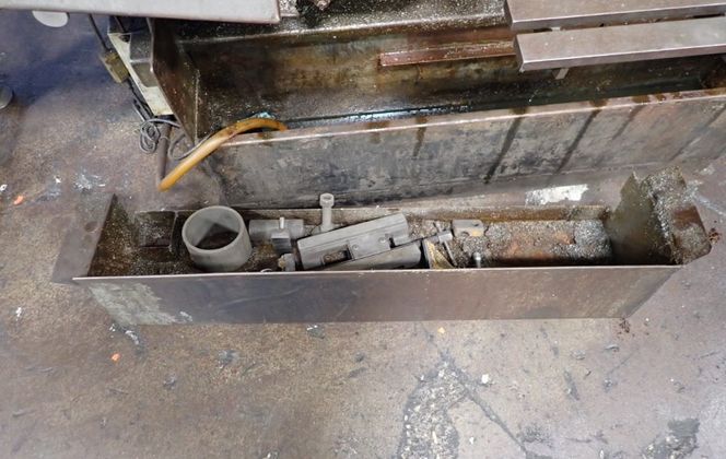 15.5" x 19.5" Wells & Sons, Horizontal Band Saw, w/ 9.5" x 115" Roller Conveyor, 1" Blade width, 1465/1760 RPM - Image 10