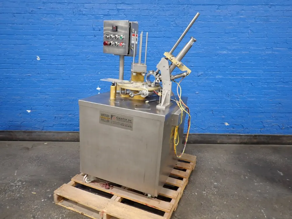 Gold Cup Inc. #GC-1011, Rotary In-Line Cup Filler - Image 1