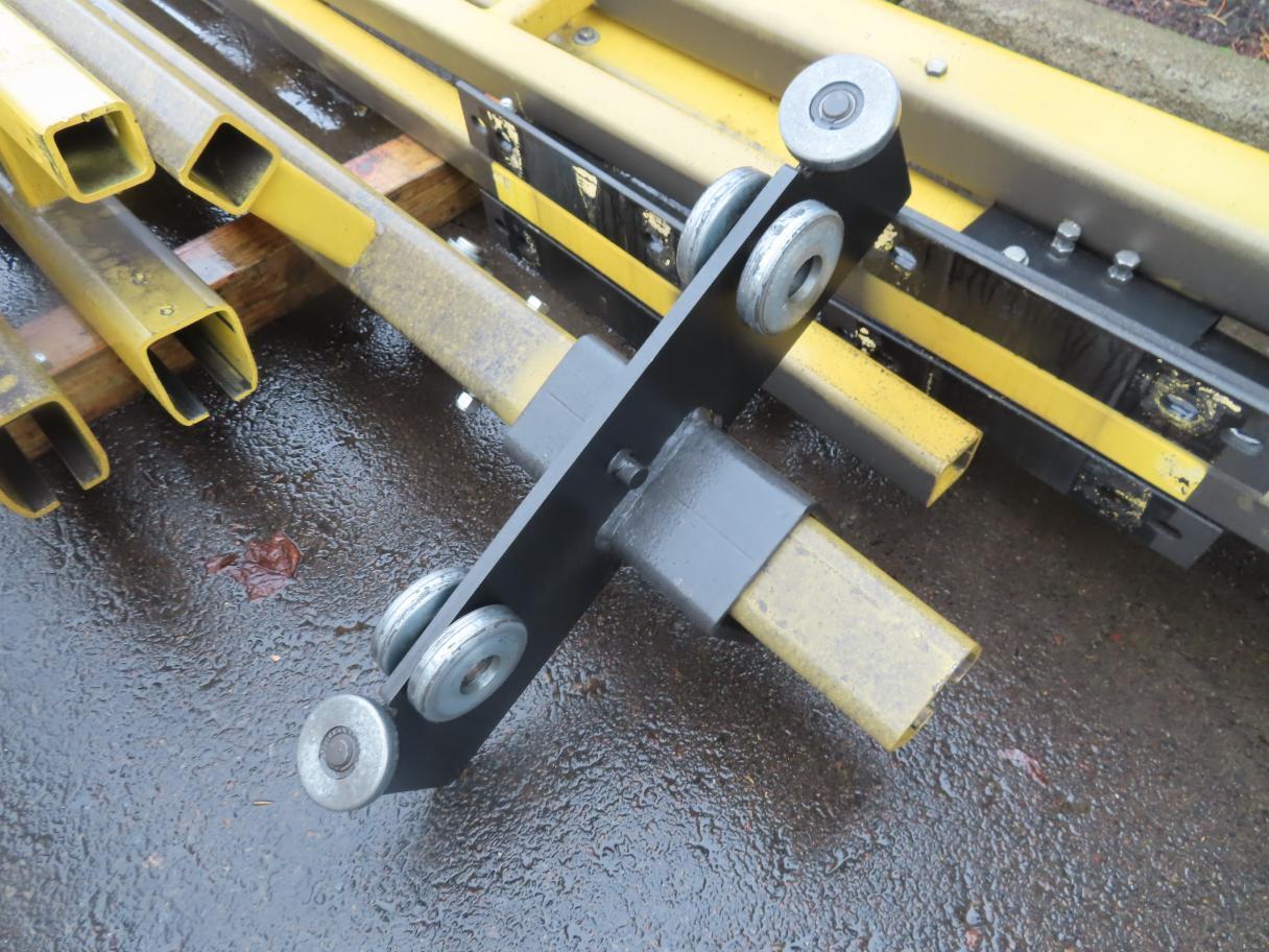 1 Ton, LodeRail #H2000-S-12-10-33-20, overhead bridge crane, 20' Span, 23'-33' runway length, free standing - Image 9