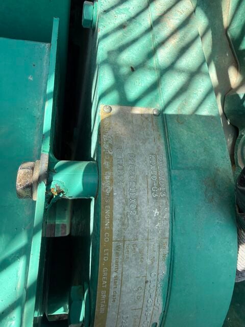 1250 KW Cummins #1250DFLC, Diesel Generator Set, 1800 RPM, 480 Volts, 1550 hours, 1994 - Image 5