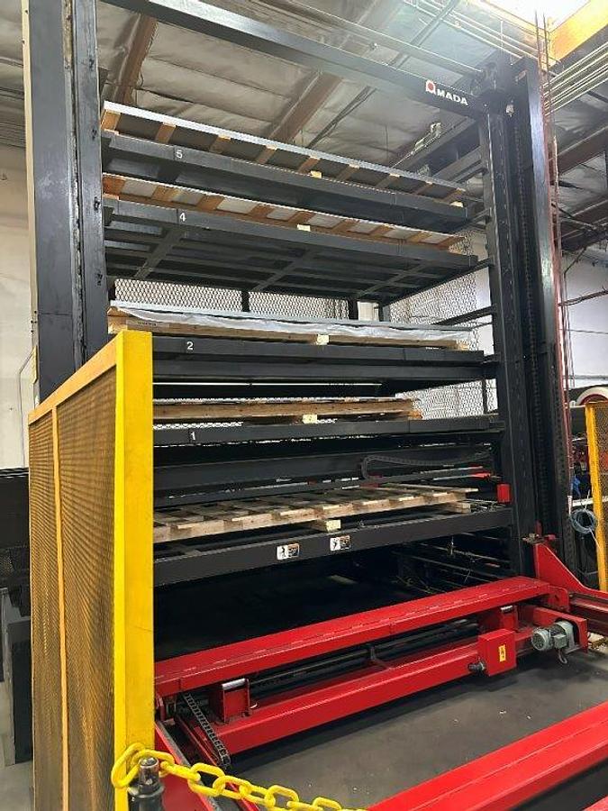 Amada #ASR-48-CR, 6-shelf tower load for tur - Image 1