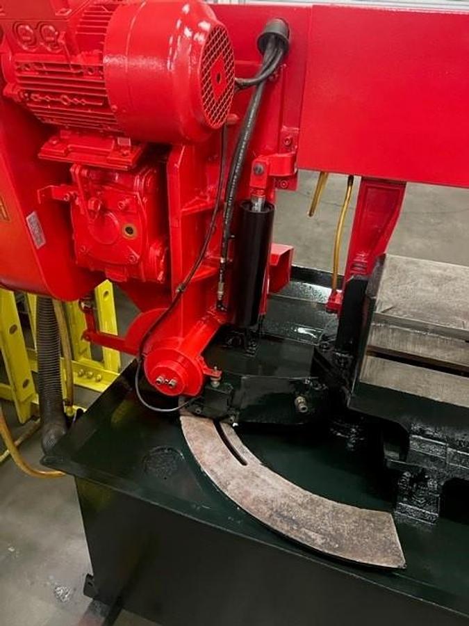 13" x 19.7" Cosen #MH-500M, semi-auto horizontal mitering saw, 13' 7" x 1" x .035" blade, 75-246 FPM, 2007 - Image 3