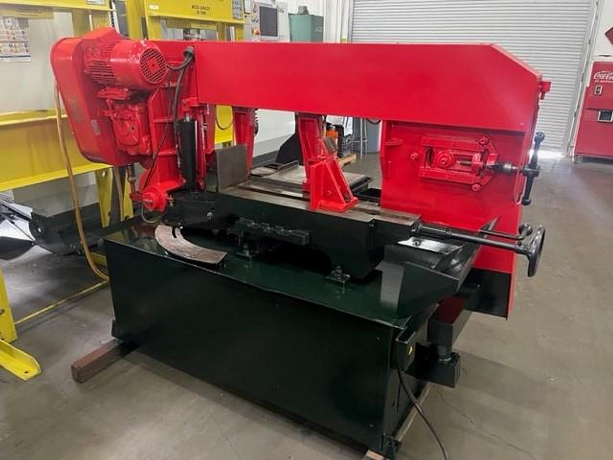 13" x 19.7" Cosen #MH-500M, semi-auto horizontal mitering saw, 13' 7" x 1" x .035" blade, 75-246 FPM, 2007 - Image 5