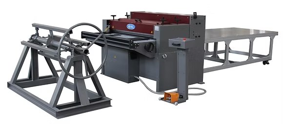 48" x 16" gauge GMC #PS-4816GT, gang type metal slitter, programmable Cut-To-Length line - Image 8