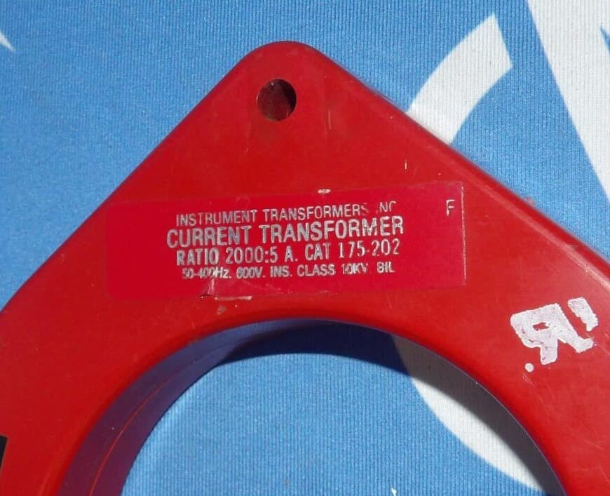 Instrument Current Transformer, 600 Volts, 2000:5 ratio, 50-400 Hz - Image 3