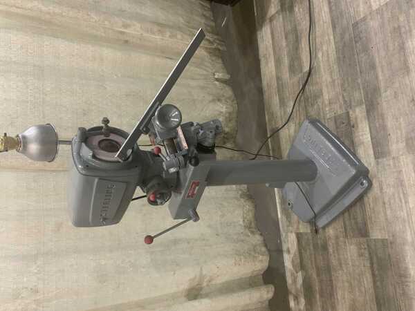 1/8" to 2-1/2" Sterling #DG, Drill Grinder w/ Stand, 24" drill length, 6" x 1" grinding wheel, 1/2 HP, 3450 - Image 1