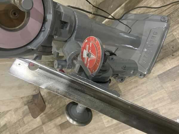 1/8" to 2-1/2" Sterling #DG, Drill Grinder w/ Stand, 24" drill length, 6" x 1" grinding wheel, 1/2 HP, 3450 - Image 4
