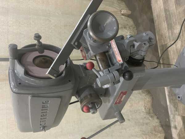 1/8" to 2-1/2" Sterling #DG, Drill Grinder w/ Stand, 24" drill length, 6" x 1" grinding wheel, 1/2 HP, 3450 - Image 9